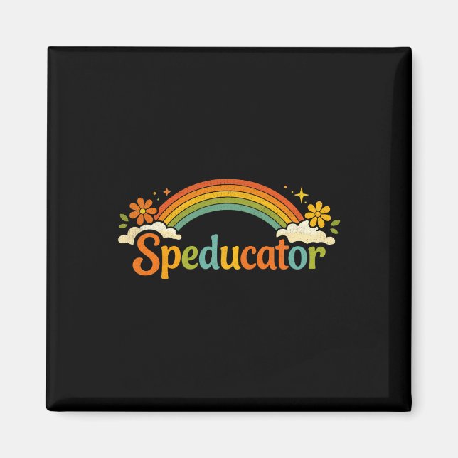 Aimant Citation de Speducator Drôle Professeur d'éducatio (Devant)