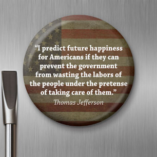 Aimant Citation de Thomas Jefferson