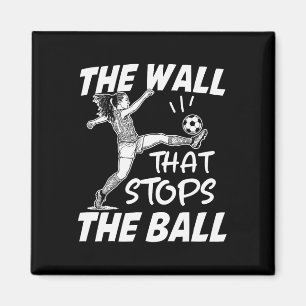 Aimant Citation drôle de défense de football - Le mur qui