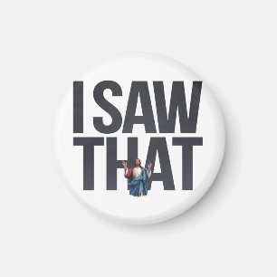 Aimant Citation drôle Jésus Meme, j'ai vu ça Jésus