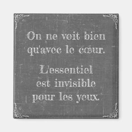 Aimant Citation du Petit Prince