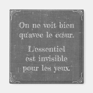 Aimant Citation du Petit Prince