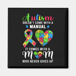 Aimant Citation Inspirationnelle Autisme Maman Sensibilis
