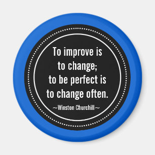 Aimant Citation inspirée de Churchill