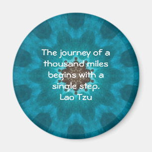 Aimant Citation Motivationnelle De La Sagesse Lao Tsu