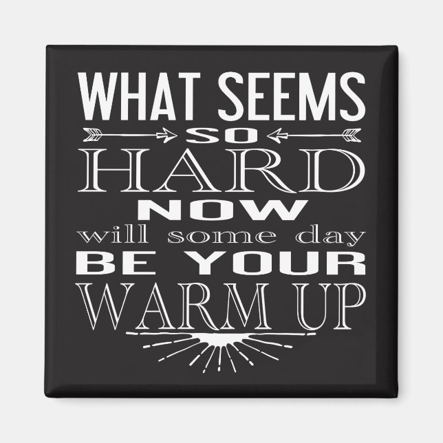 Aimant Citation Motivationnelle du danseur de conditionne (Devant)