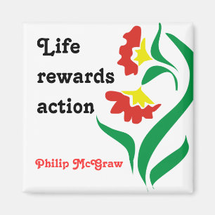 Aimant Citation Motivationnelle Magnet-Life
