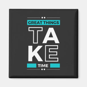Aimant Citation motivationnelle Texte moderne et positif