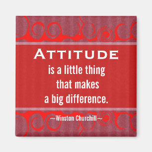Aimant Citation positive d'Attitude-Churchill -