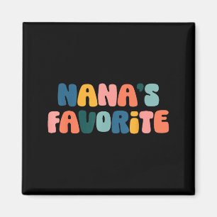 Aimant Citation préféré de Nanas pour le bébé de la famil