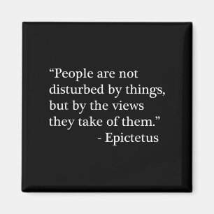 Aimant Citation stoïque De Epictetus Philosophique Vue De