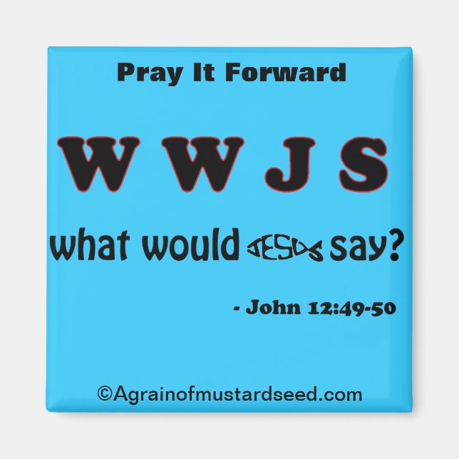 Aimant Citations bibliques Agrainofmustardseed.com (Devant)