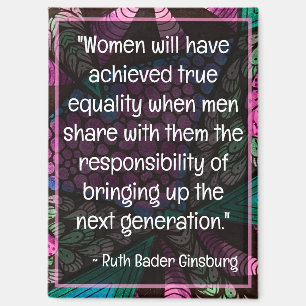Aimant Citations de Ruth Bader Ginsburg RBG Sagesse Micro