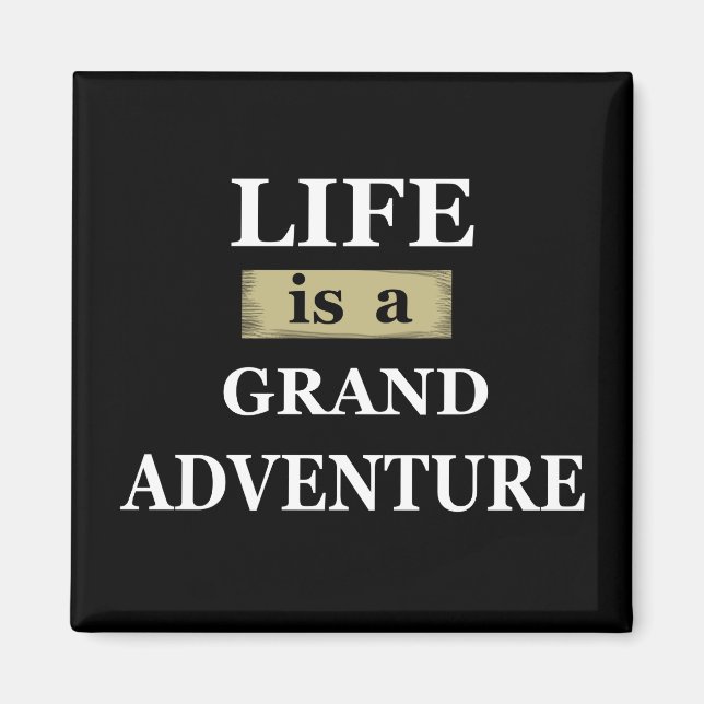 Aimant Citations de vie motivante (Devant)