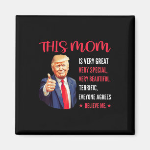 Aimant Citations drôles de Trump pour la fête des mères C