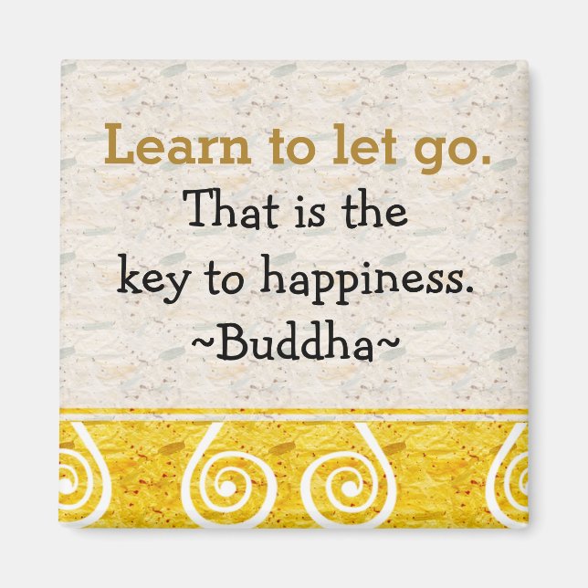 Aimant Citations inspirantes Bouddha|Bonheur (Devant)