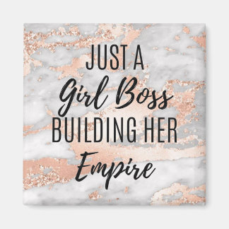 Aimant Citations motivationnelles pour Girl Bosses Femme