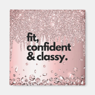 Aimant Citations motivationnelles pour Girl Bosses Femme