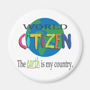 Aimant Citoyen du monde