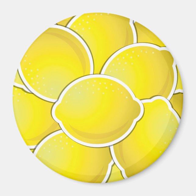 Aimant Citron funky (Devant)
