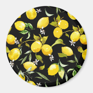 Aimant citrons d'aquarelle 7