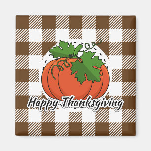 AIMANT CITROUILLE BROWN - BON THANKSGIVING