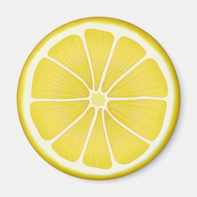 Aimant Citrus citron soleil (Devant)