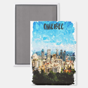 Aimant Cityscape Québec Canada