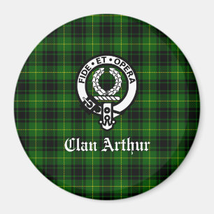 Aimant Clan Arthur / MacArthur Blason & Tartan