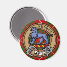 Clan Bruce Crest sur Tartan