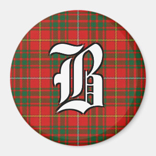 Aimant Clan Bruce Tartan Accents Plaid