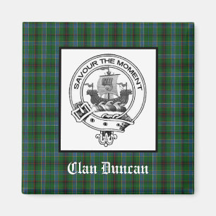 Aimant Clan Duncan Crest Badge & Tartan