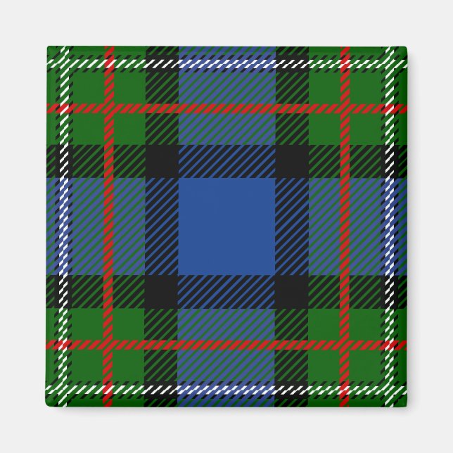 Aimant Clan écossais Fergusson Tartan Plaid (Devant)