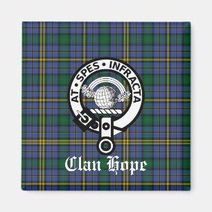 Aimant Clan Hope Crest Badge & Tartan