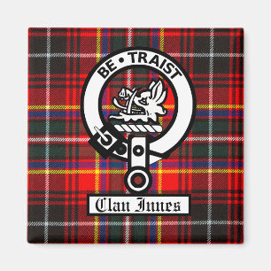 Aimant Clan Innes Crest Badge et Tartan