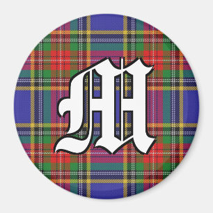Aimant Clan MacBeth Tartan Accents Plaid