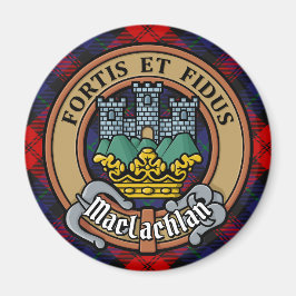 Aimant Clan MacLachlan Crest sur Tartan