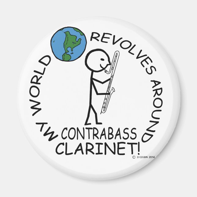 Aimant Clarinet de la contrebande - Le monde tourne autou (Devant)