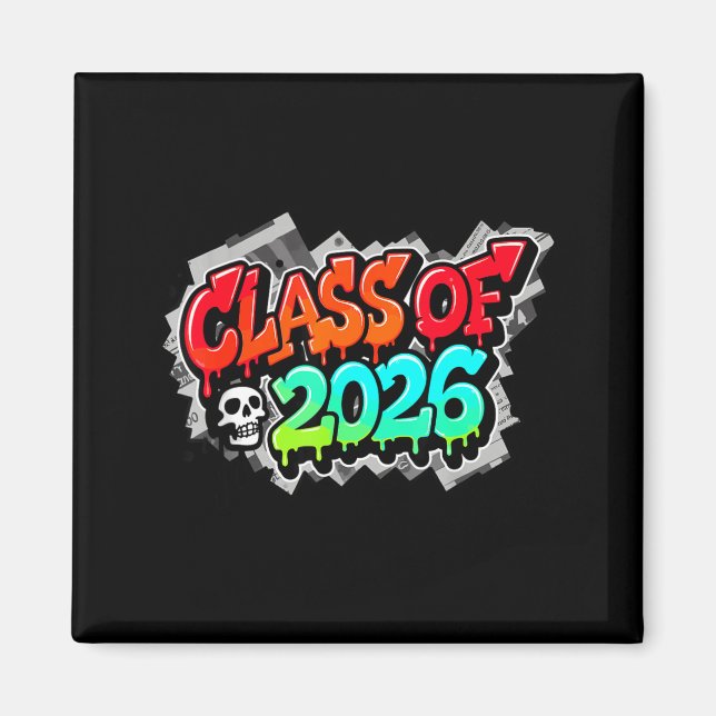 Aimant Class Graduation Graffiti Streetwear Drip (Devant)