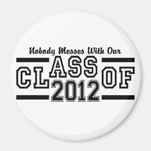 Aimant CLASSE D'Aimant 2012 - grand et personnalisable