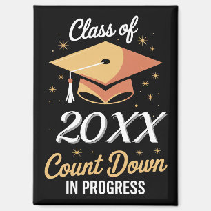 Aimant Classe de 2026 compte à rebours en cours Personnal