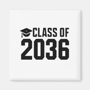 Aimant Classe de 2036 Grandis avec moi Retour à l'école