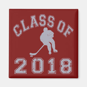 Aimant Classe De Hockey 2018 - Grey 2