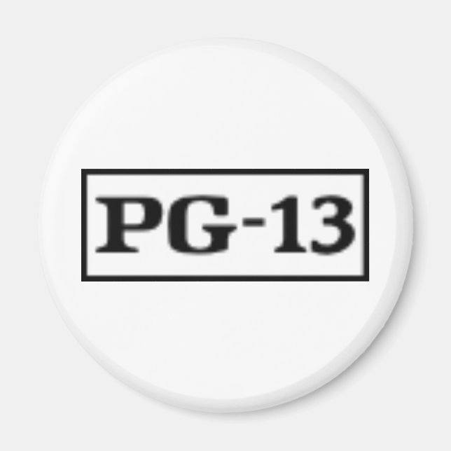 Aimant Classé PG-13, Système de notation (Devant)
