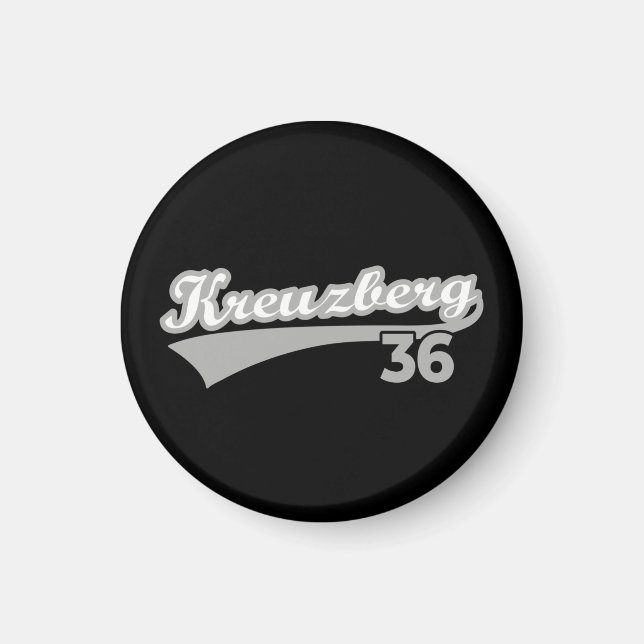 Aimant Classic Kreuzberg 36 Berlin Kiez Logo Oldschool (Devant)