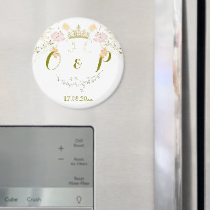 Aimant Classique Floral Vintage mariage