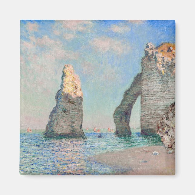 Aimant Claude Monet - Falaises à Etretat (Devant)