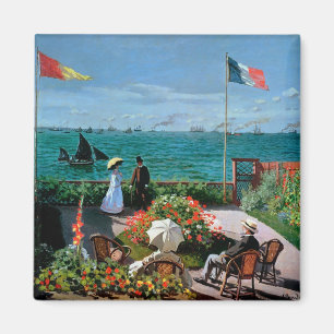 Aimant Claude Monet   La Terrasse à Sainte-Adresse, 1867