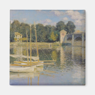 Aimant Claude Monet  Le pont d'Argenteuil, 1874