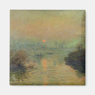 Aimant Claude Monet   Sun plaçant au-dessus de la Seine